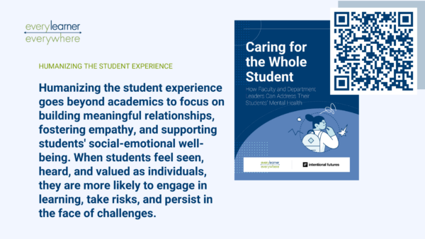 Long quote on the importance of humanizing the student