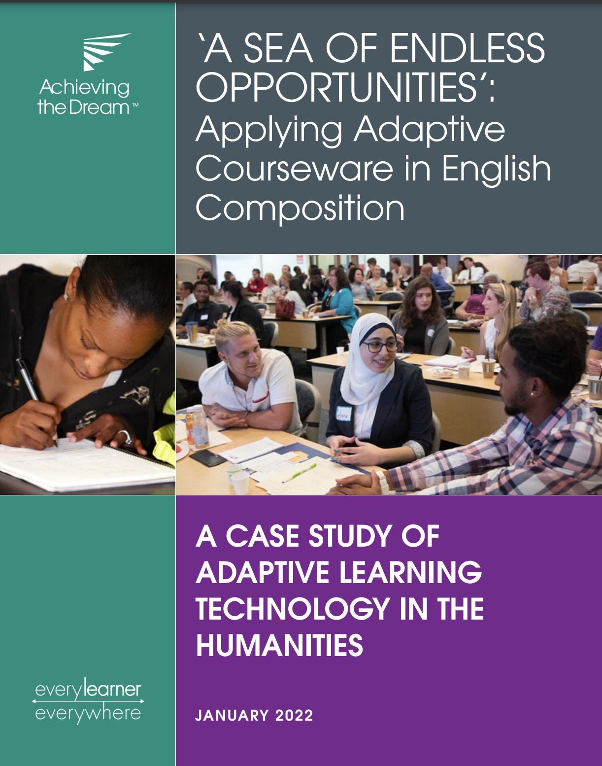 adaptive learning technology case study cover page