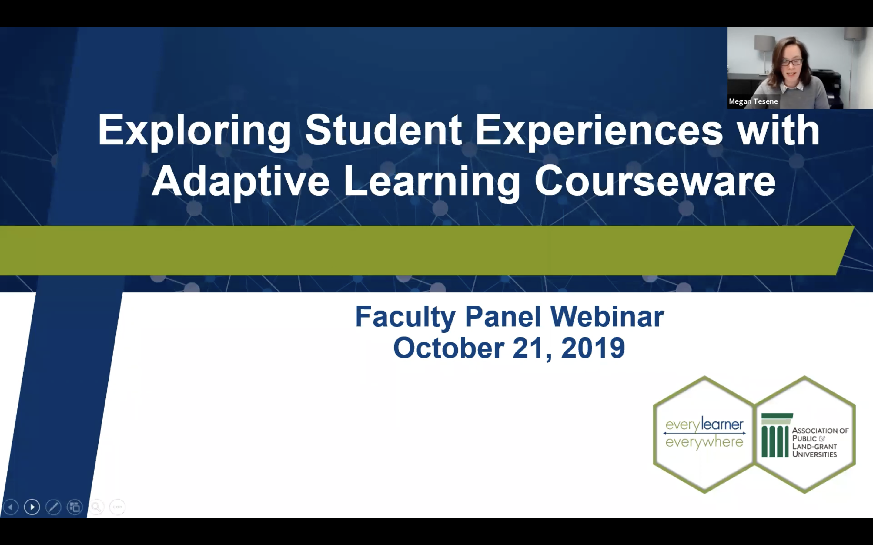 Exploring Student Experiences with Adaptive Learning Courseware Webinar thumbnail