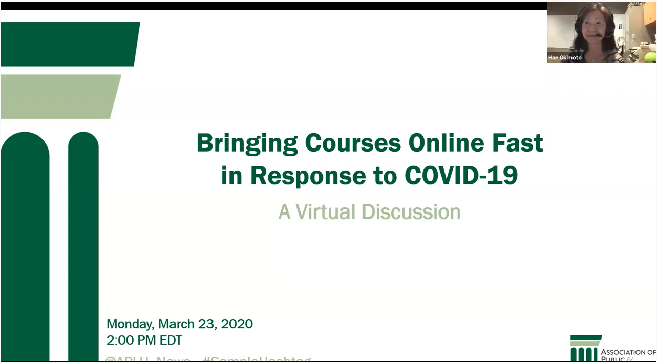 Bringing Courses Online Fast in Response to COVID thumbnail